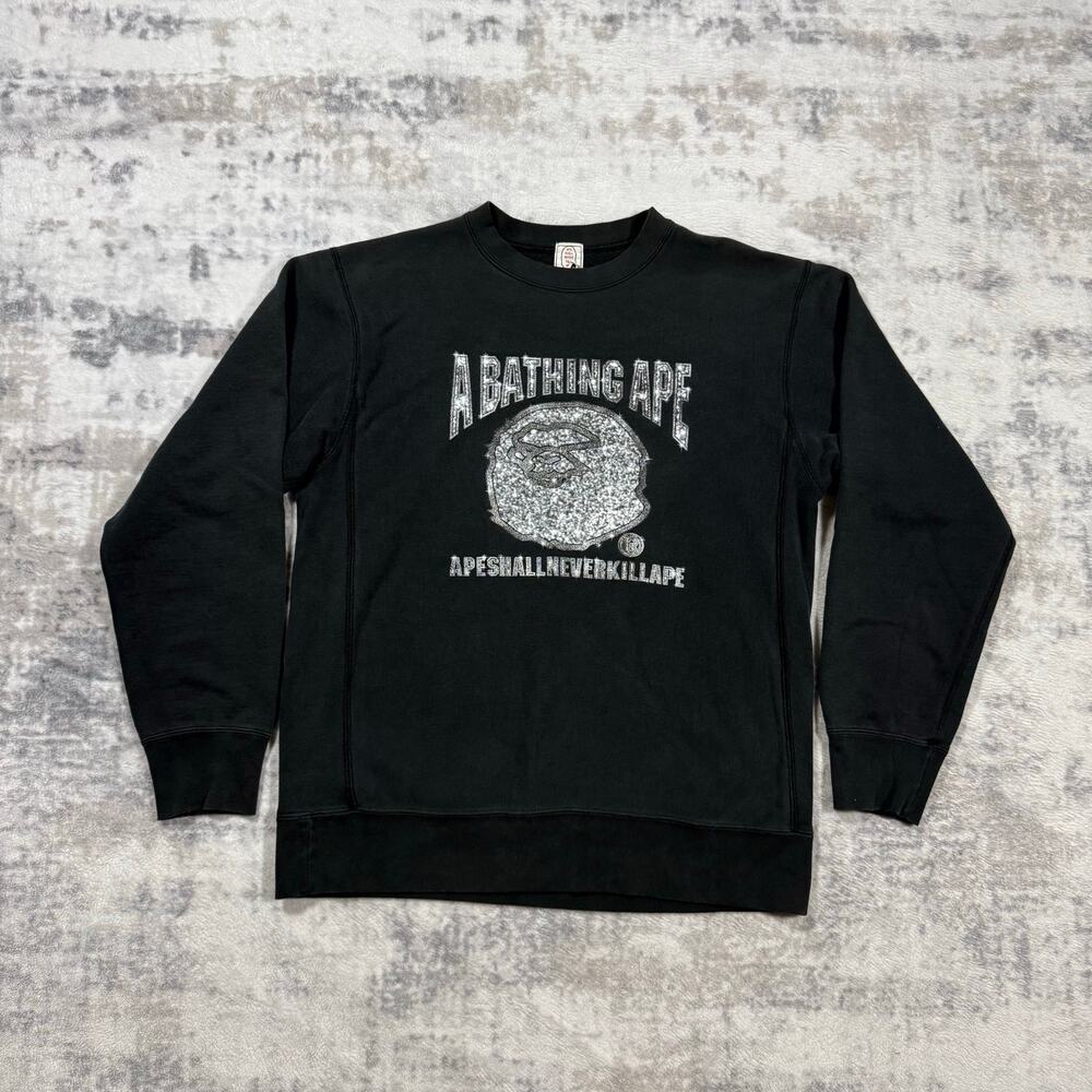 Authentic Bape 2000’s Cash Money Records Crewneck M